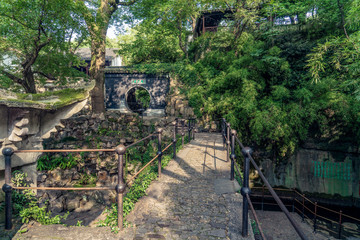 Chinese garden, shot in Suzhou, China