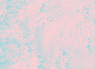 blue and pink hand painted brush grunge background texture