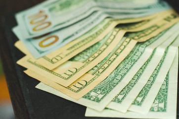 money on the rope clothespins