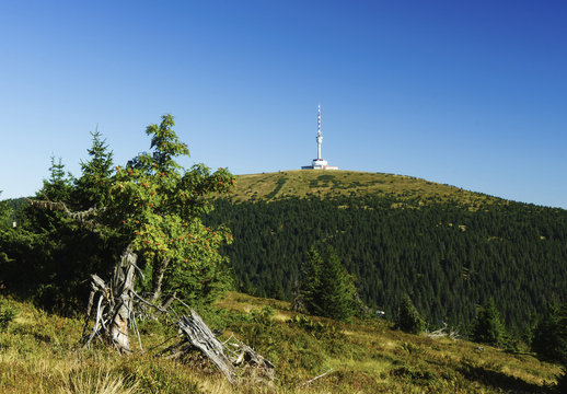 Praděd Mountain is the highest mountain in Moravia, Peter's stones are part of the National Nature Reserve Praděd.