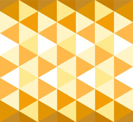 Triangle pattern in orange color shades