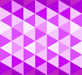 Triangle pattern in pink color shades