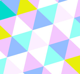 Fototapeta premium Triangle pattern in light color shades