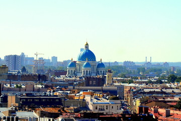 Троицкий собор и горизонт Санкт-Петербурга