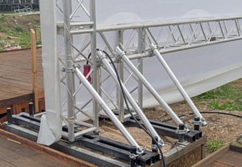 concert equipment and metal structure