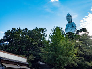 Takasaki Hakui Daikannon at Takasaki, Gunma, Japan 高崎白衣大観音