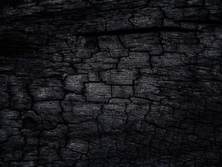 Close up Surface of charcoal