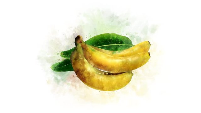 A set of animations about a Banana