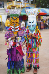 Fototapeta na wymiar Phi Ta Khon Festival thailand