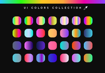 Trendy soft color gradients background. Modern colorful shade.