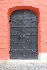 Ancient metal door.