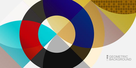 Fototapeta premium Geometric colorful abstract background