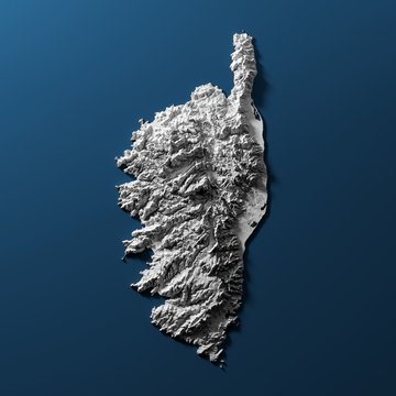 Carte de la Corse