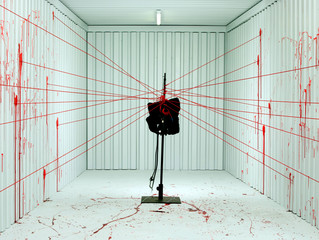 Forensic blood spatter tracking