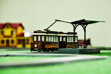 Tram transportation model
