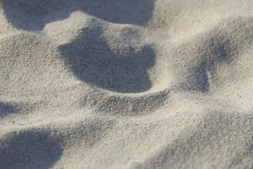 Natural background created by the sandy beach