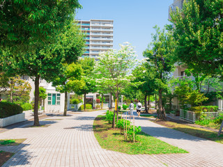閑静な住宅街