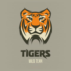 Tiger - logo, icon, illustration