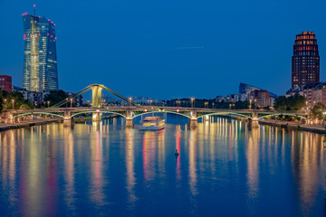 Naklejka premium EZB Tower in Frankfurt am Main