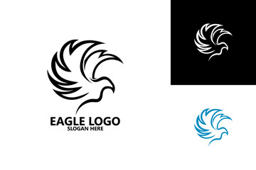 Eagle Logo Template Design Vector, Emblem, Design Concept, Creative Symbol, Icon