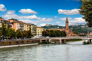 Obraz premium View of Verona, Veneto region, Italy.