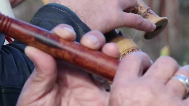 Bagpipe player, in Italy called Zampognaro