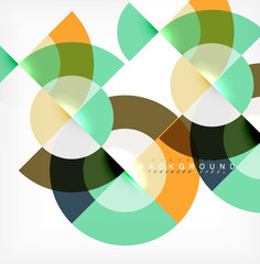 Modern circle abstract background