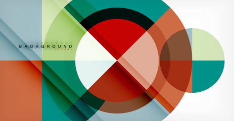 Fototapeta premium Vector circle abstract background