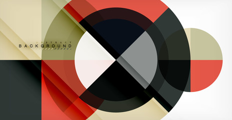 Obraz premium Vector circle abstract background