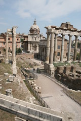 Naklejka premium Columns of the Roman forum