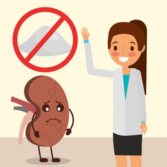 female doctor awareness sick kidney day