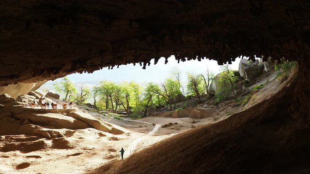 Big Cave, Cueva del Milodon Natural Monument, Puerto Natales, Ultima Esperanza Province, Patagonia, Chile