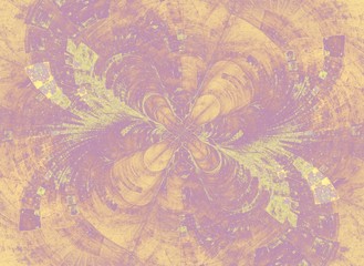 Hintergrundgrafik - Fraktal - Helle Farben - gelb/braun