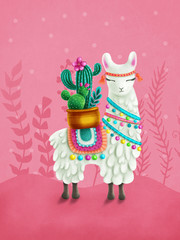 Cute llama © Elena Schweitzer