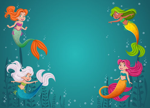 Mermaid Cartoon Images – Browse 34,164 Stock Photos, Vectors, and Video |  Adobe Stock