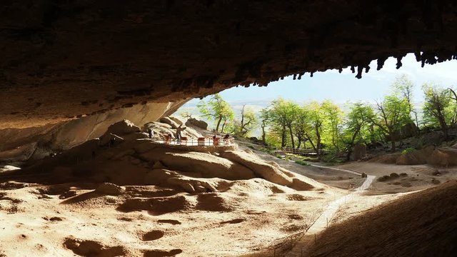 Big Cave, Cueva del Milodon Natural Monument, Puerto Natales, Ultima Esperanza Province, Patagonia, Chile