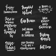 Thanksgiving Lettering Collection