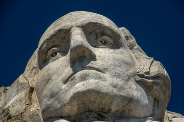 Obraz premium Mount Rushmore National Park, Washington detail