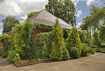 Park in Zamosc. Poland