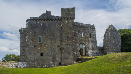Fototapeta na wymiar Weobley Castle, North Gower, Wales, UK