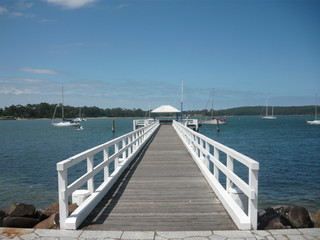 Fototapeta premium Batemans Bay Steg