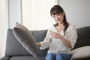 掃除・女性