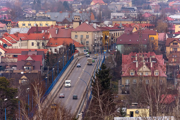View on the Olkusz from Czarna Gora (Poland)