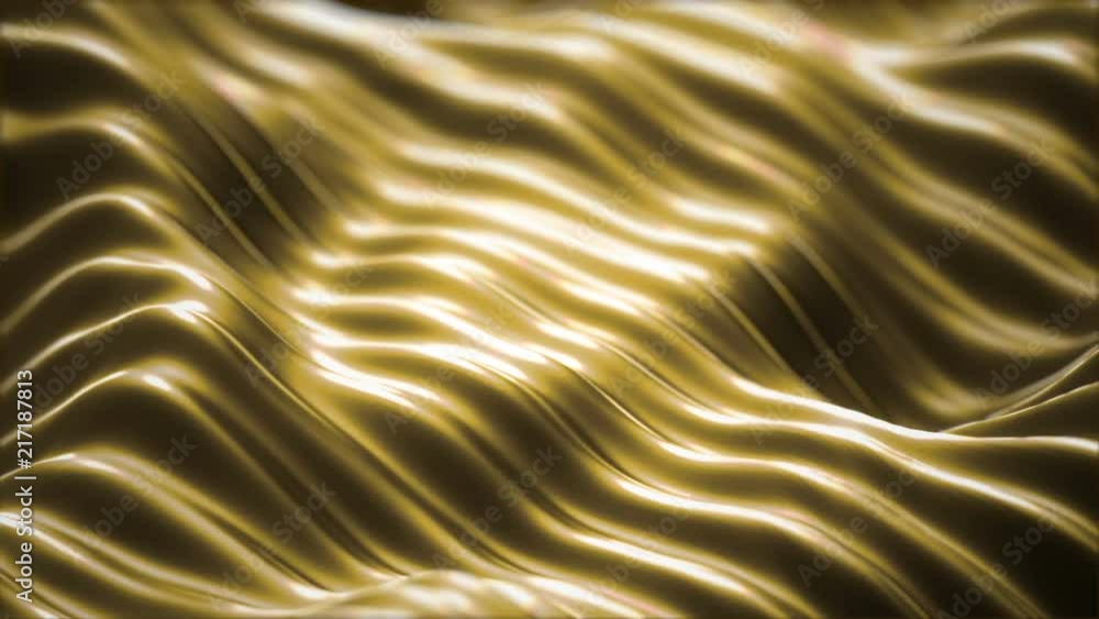 Poster morphing golden background - seamless loop