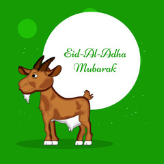 Illustration of background for the occasion of Muslim festival Eid-al-adha 