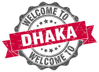 Dhaka round ribbon seal