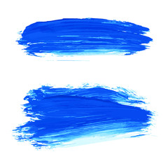 Set of vector navy, turquoise blue watercolor hand painted texture backgrounds isolated on white. Abstract collection of fluid ink, acrylic pours, dry brush strokes, stains, spots, blots, elements.