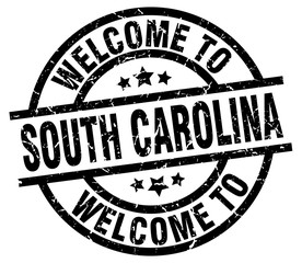 welcome to South Carolina black stamp