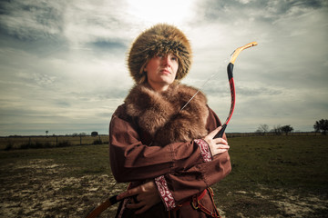 Traditional Female Archer
