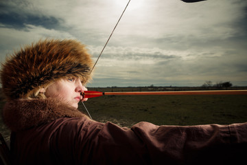 Traditional Female Archer